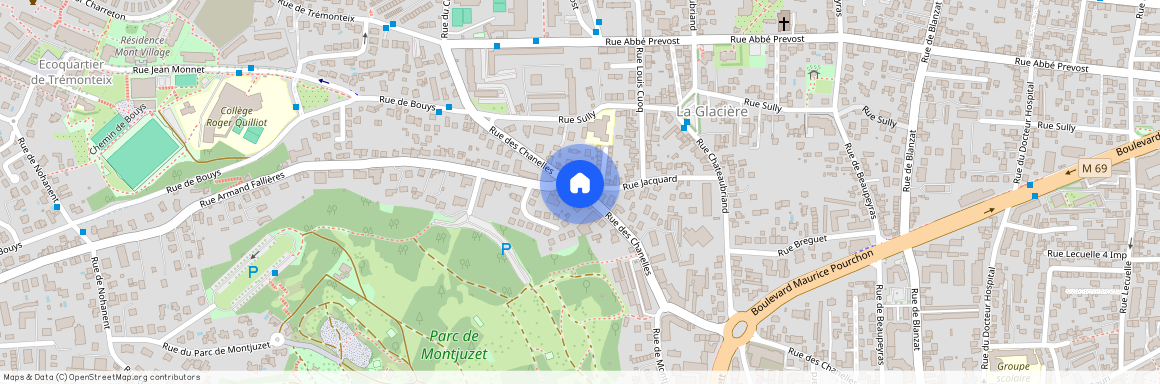 rue des chanelles, Montjuzet, Clermont-Ferrand