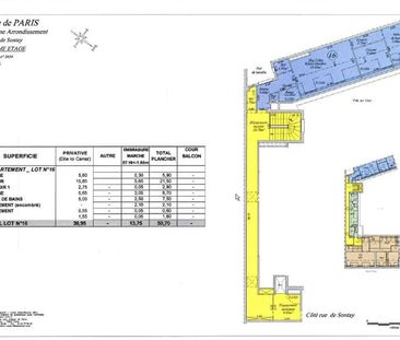 location Appartement T1 DE 36.95m² À PARIS - Photo 3