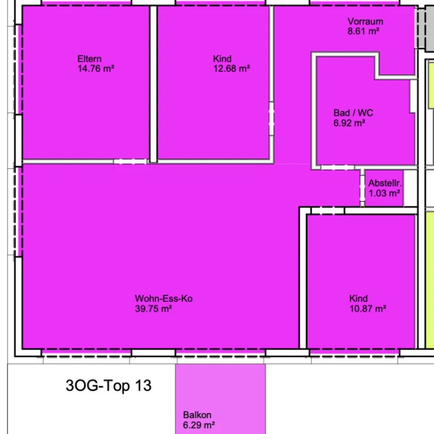 Großzügigen helle 4 Zimmer Wohnung mit Balkon in zentraler Lage in Dornbirn - Photo 1