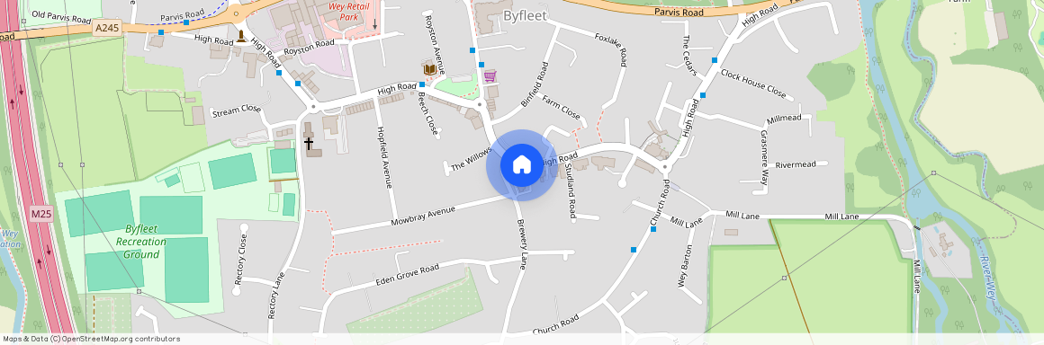 Vanners Parade, High Road, KT14