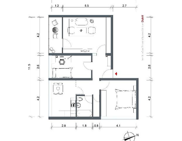 Frei für zwei! 2-Zimmer-Wohnung in Kreuztal - Photo 1