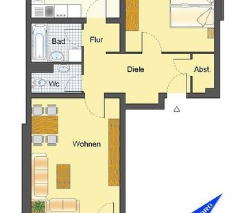 2 Räume zum Wohlfühlen!!! - Foto 1