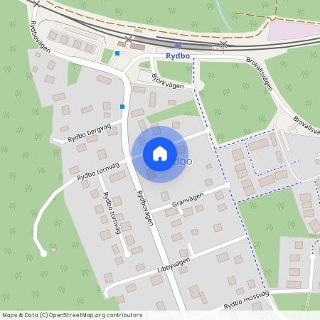 Rydbo Tornväg, Åkersberga