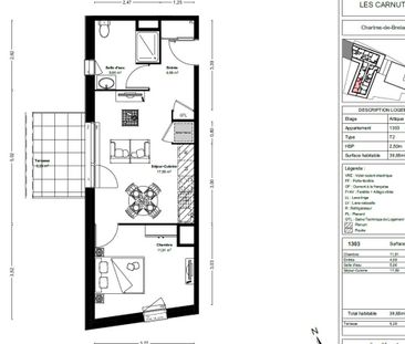 Appartement T2 à louer Chartres De Bretagne - 39 m² - Photo 1