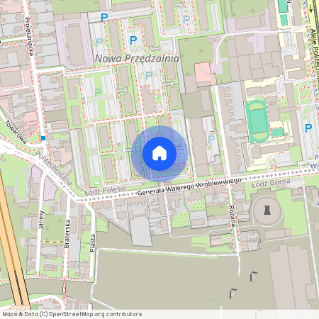 ul. Walerego Wróblewskiego, Politechniczna, Polesie, Łódź, łódzkie