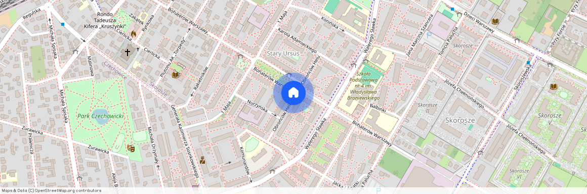 ul. Obrońców Helu, Skorosze, Ursus, Warszawa, mazowieckie