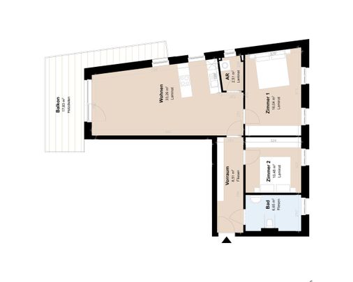 Exklusive Neubauwohnung mit großem Balkon // gefördert - Photo 1
