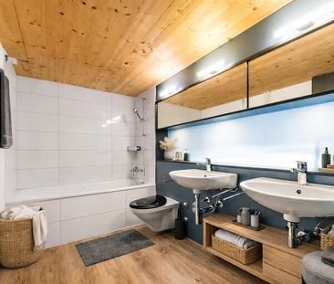 Exklusive 5.5-Zimmer-Wohnung mit Garten und historischem Charme - Foto 4