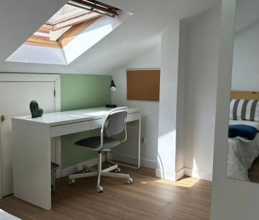 Room in a shared 12-bedroom apartment for rent in Guindalera, Madrid. - Photo 5