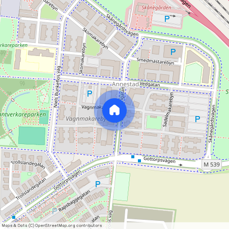 Vagnmakarebyn, Bunkeflostrand