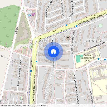 ul. Obrońców Poczty Gdańskiej, Tysiąclecie, Częstochowa, śląskie