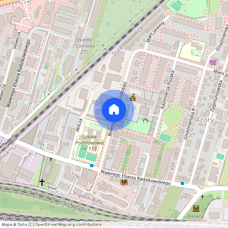 ul. Bolesława Czerwieńskiego, Azory, Prądnik Biały, Kraków, małopolskie