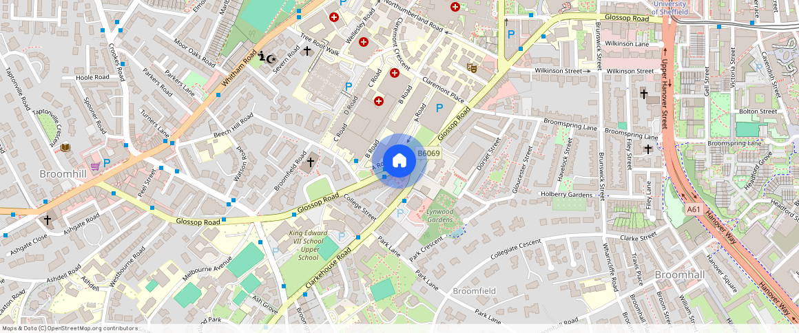 Glossop Road, Sheffield, S10