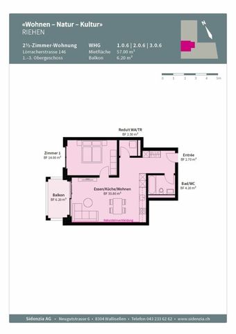 Schöne Neubauwohnung, perfekt erschlossen - Internet inklusive! - Foto 3