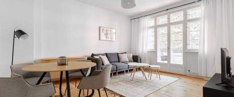 Wunderschöne 3-Zimmer Wohnung in Pankow - voll möbliert - Foto 1