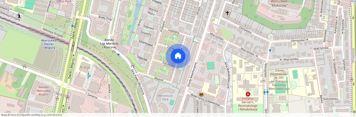 ul. Rajska, Wyględów, Mokotów, Warszawa, mazowieckie