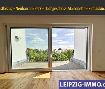 Leipzig: Dachgeschoss-Maisonette ** Wohnen am Park ** Neubau ** 5-R... - Photo 1