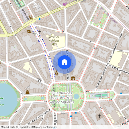Rue De Pavie - Paviastraat, 24, 1000, Bruxelles