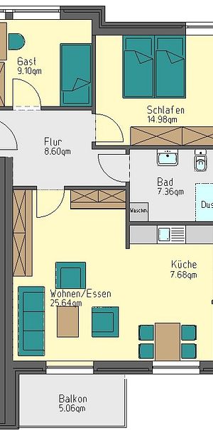 Barrierefreie 3-Zimmer-Wohnung in zentraler Lage von Werl - Photo 2