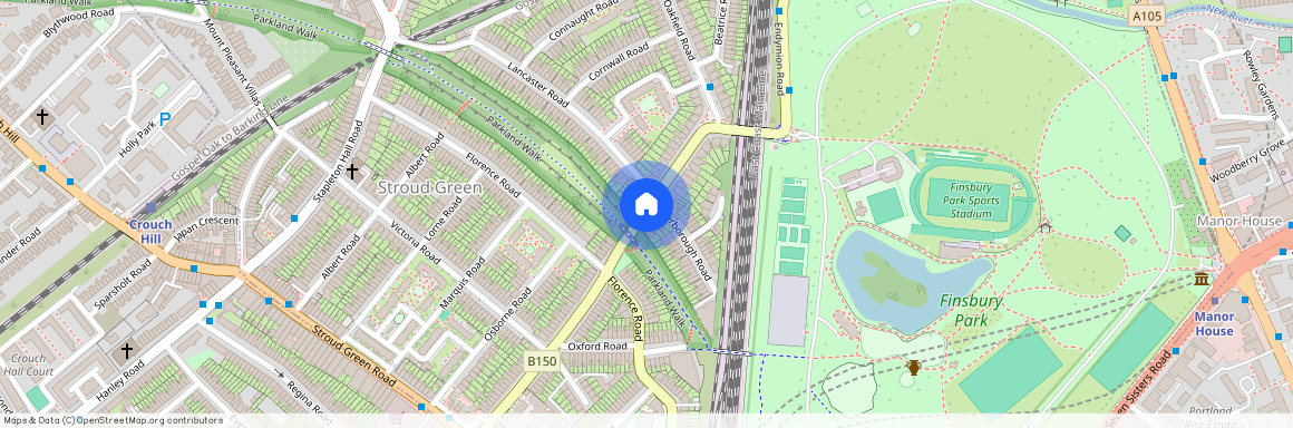 Upper Tollington Park, Finsbury Park, London N4 4LS