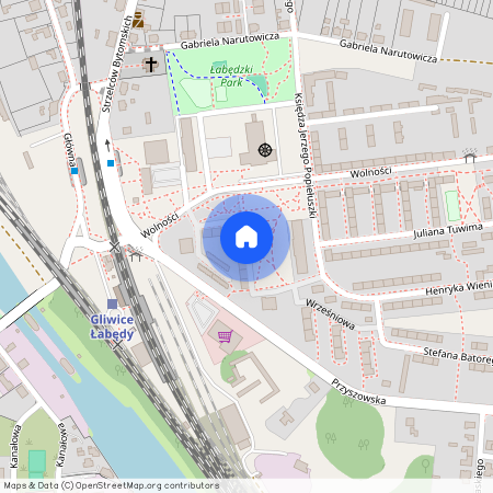 ul. Ludwika Waryńskiego, Łabędy, Gliwice, śląskie