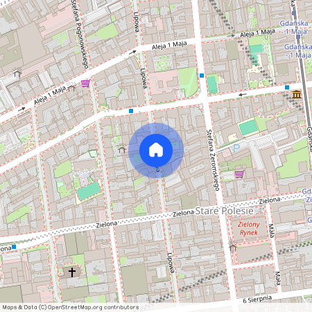 ul. Lipowa, Stare Polesie, Polesie, Łódź, łódzkie