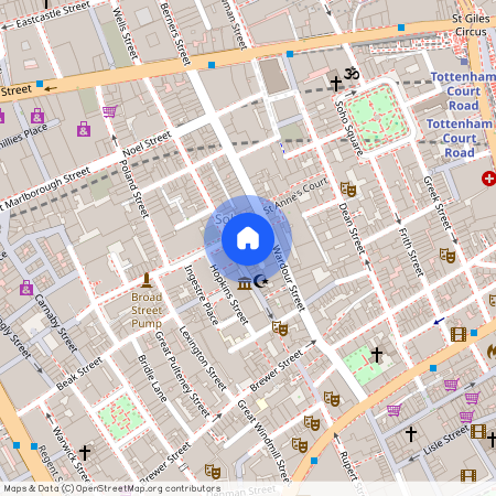 Duck Lane, London, Greater London, Soho, W1F, Soho