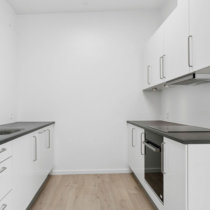 Rækkehus i nyere kvarter med legeplads og grønneområder, med plads til fælleskab - Foto 1