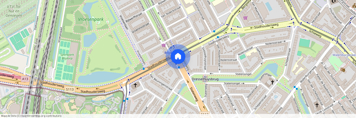 Blijdorp, 3039 JL, Statenweg, Rotterdam