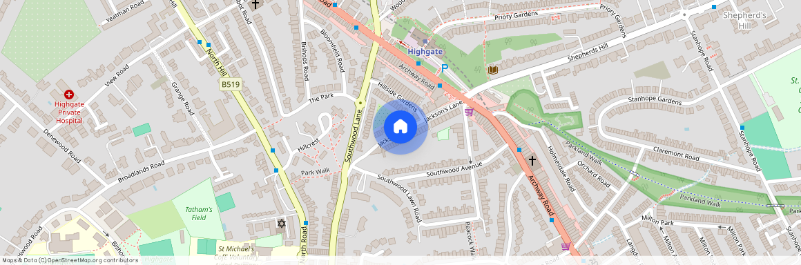 Jacksons Lane, Highgate N6, London