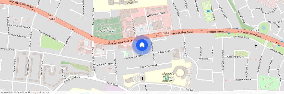 Melrose Gardens, Blackpool, FY4