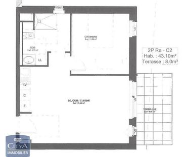 Location Appartement 2 pièces 43m² STRASBOURG 67200 - Photo 4