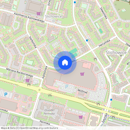 ul. Kredowa, Ślichowice, Kielce, świętokrzyskie