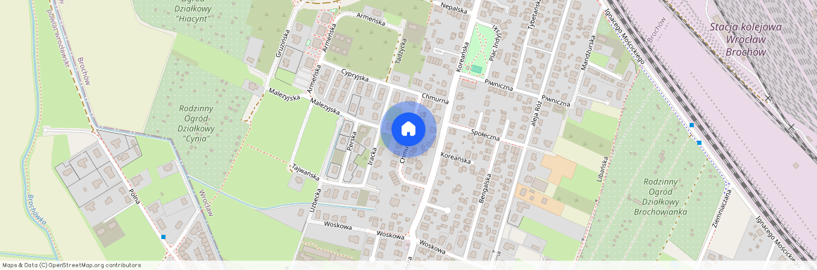 ul. Chmurna, Brochów, Krzyki, Wrocław, dolnośląskie