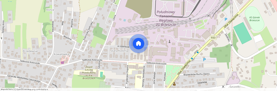 Górnicza 9/6, Brzeszcze, Brzeszcze, oświęcimski, małopolskie