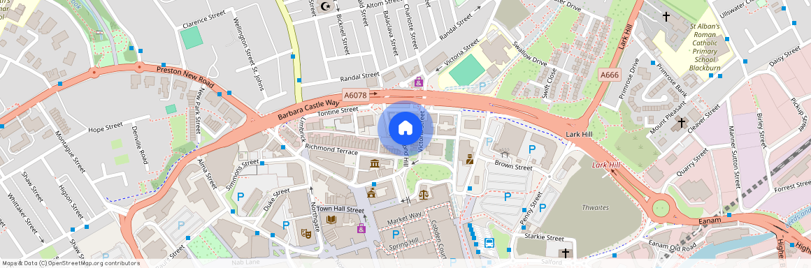 A James Street, Blackburn, BB1