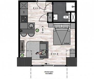 Te huur: Studio Randhoeve in Houten - Foto 2