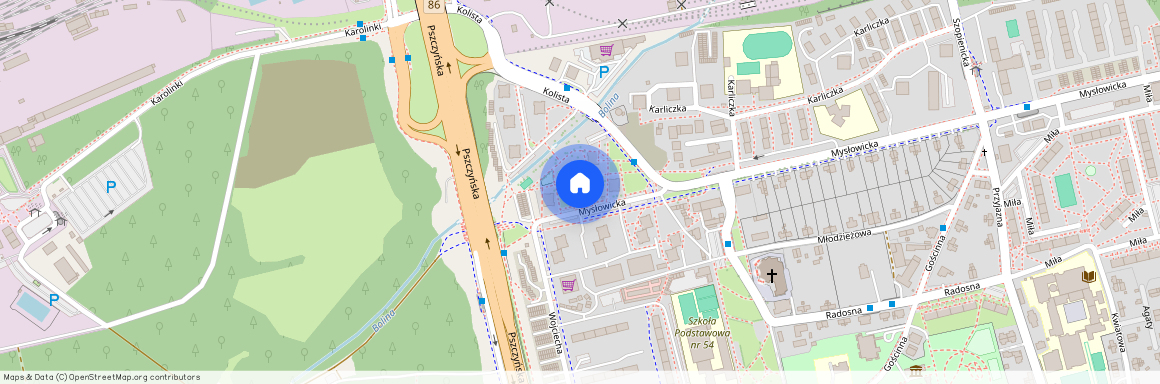 ul. Mysłowicka, Giszowiec, Katowice, śląskie