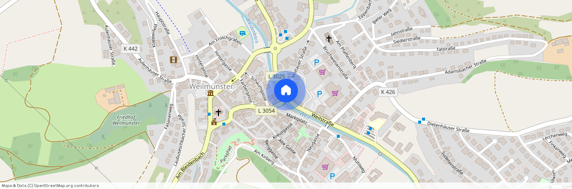 35789 Weilmünster, Dachgeschosswohnung zur Miete