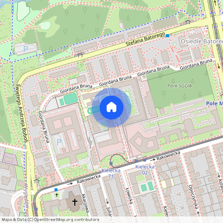 ul. Rakowiecka, Stary Mokotów, Mokotów, Warszawa, mazowieckie