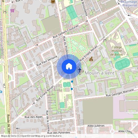 Rue du Professeur Roux, Francja, Venissieux