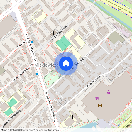 ul. Marii Konopnickiej, Mickiewicza, Białystok, podlaskie