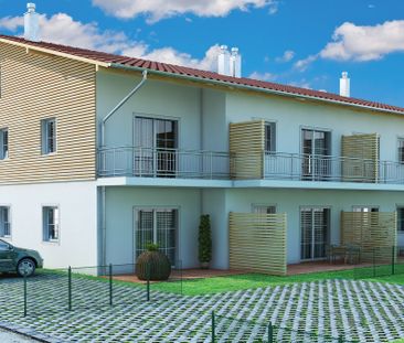 Schicke, barrierefreie 4-ZKB-Neubauwohnung in ruhiger Ortsrandlage mit Aufzug und Südbalkon - Foto 1