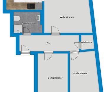 3-Raumwohnung mit hochwertiger Einbauküche in der Seebener Straße! - Photo 3