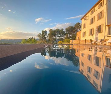 Bastide à louer à Lourmarin avec vue imprenable sur le village - Photo 4