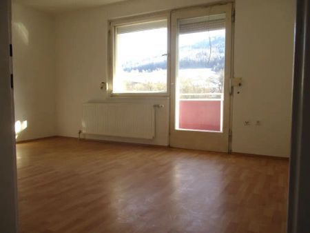 NEU - Zentrumsnahe 2-Zimmer-Wohnung mit Küchenblock und Balkon in Kindberg zu mieten ! - Photo 2