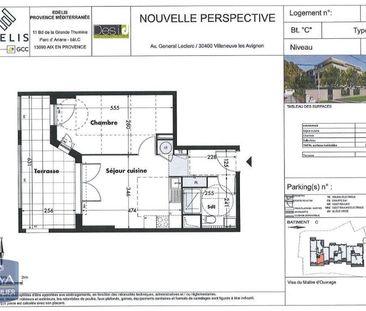 Location Appartement 2 pièces 39m² VILLENEUVE LES AVIGNON 30400 - Photo 2