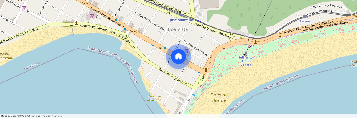 Avenida Presidente Wilson, Itarare, SP, São Vicente