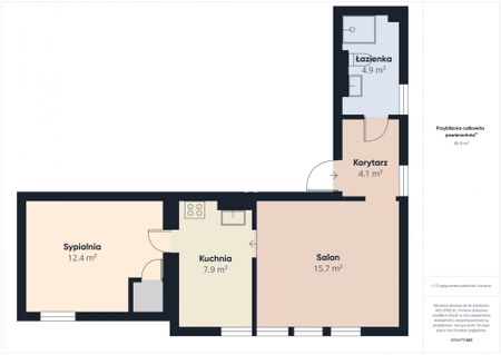 Nowoczesne dwupokojowe mieszkanie na wynajem. - Zdjęcie 5