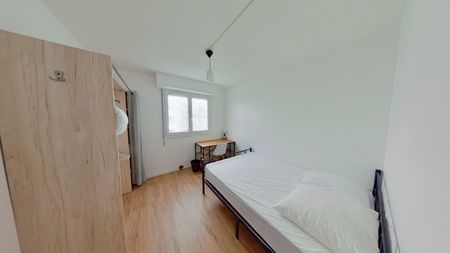 Chambre à louer dans appartement 6 pièces à Pessac, Domaine universitaire - Photo 3